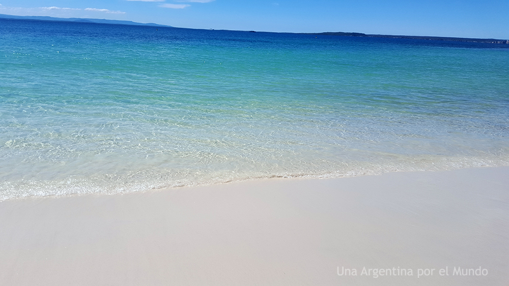 Arena y mar en Jervis Bay